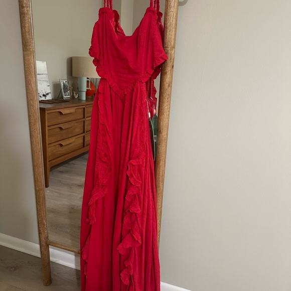 FARM Rio Red Maxi Dress - Picture 5 of 5